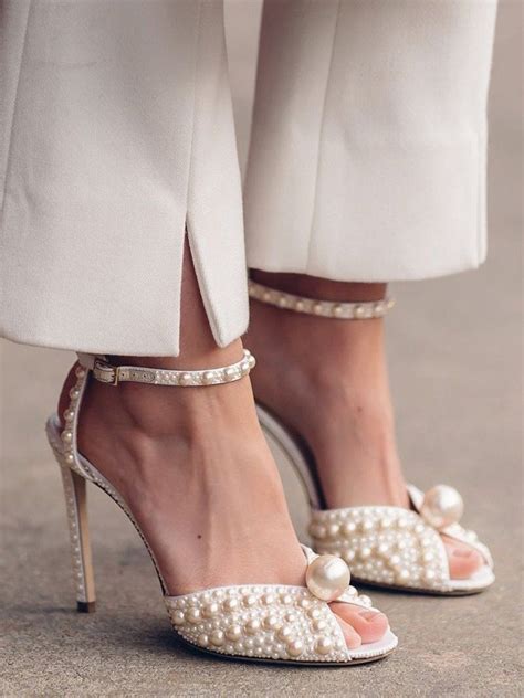 pearl jimmy choo wedding shoes